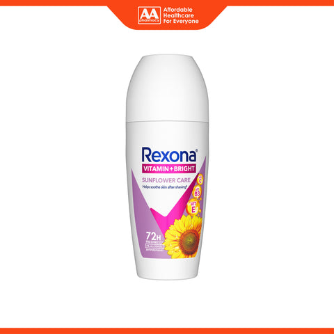 Rexona Vitamin + Bright Antiperspirant Roll On (Sunflower Care) 45mL