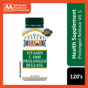 21st Century Vitamin C-1000mg (Prolonged Release) Tablets 120's