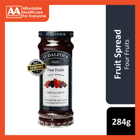 St Dalfour Four Fruits Fruit Spread (100% From Fruit) 284g