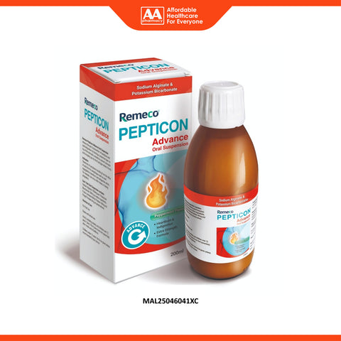 Remeco Pepticon Advance Oral Suspension 200mL (Peppermint Flavour)