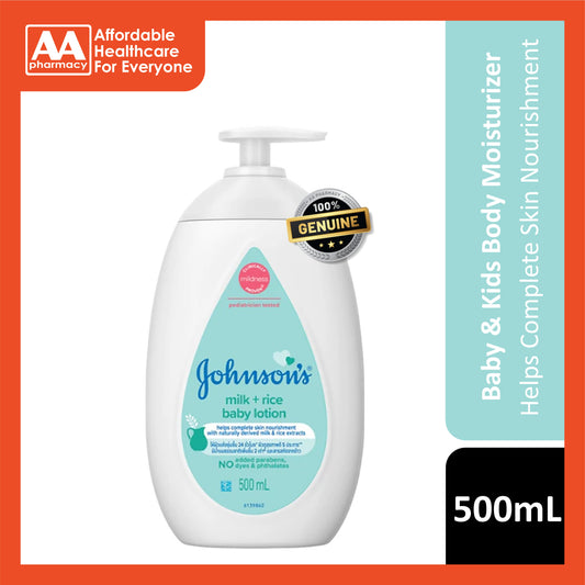 Johnson's Milk + Rice Baby Lotion 500mL
