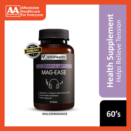 VitaHealth Charge-Up Mag-Ease Tablet 60's