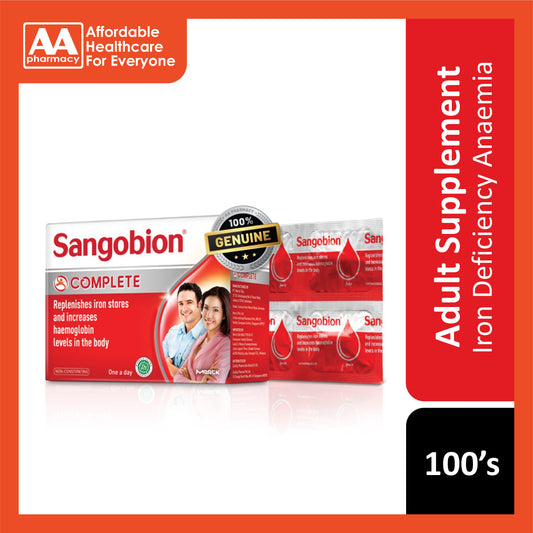 Sangobion Capsule 100's (Replenishes Iron Stores)
