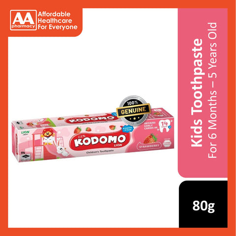 Kodomo Lion Children's Toothpaste (Strawberry) 80g