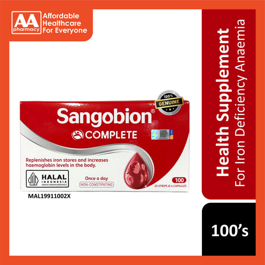 Sangobion Complete Capsule 100's (Replenishes Iron Stores)