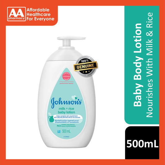 Johnson's Baby Milk + Rice Lotion 500mL