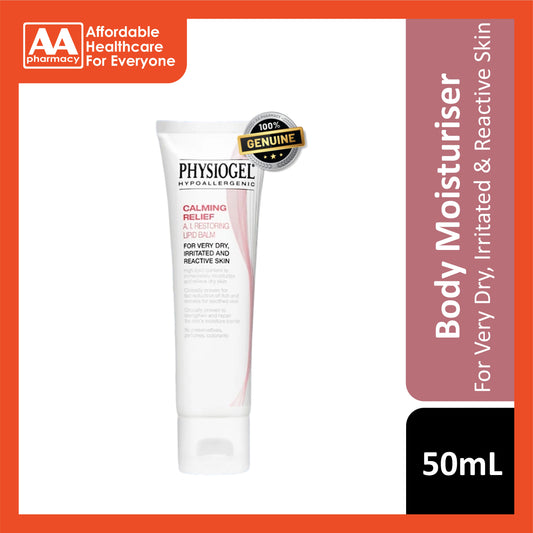 Physiogel Hypoallergenic Calming Relief A.I. Restoring Lipid Balm 50mL