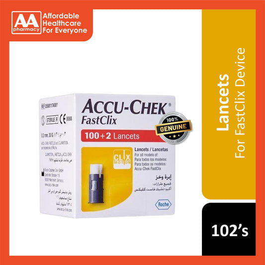 Accu-Chek Fastclix Lancet 102's