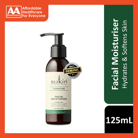 Sukin Signature Facial Moisturiser 125mL (Pump)