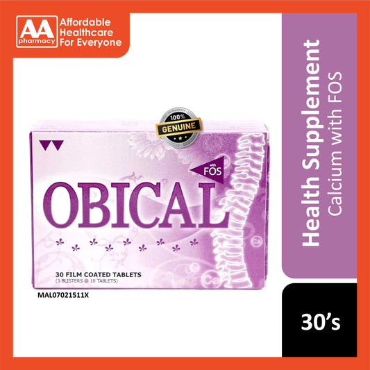 Obical (With FOS) Film Coated Tablets 30's