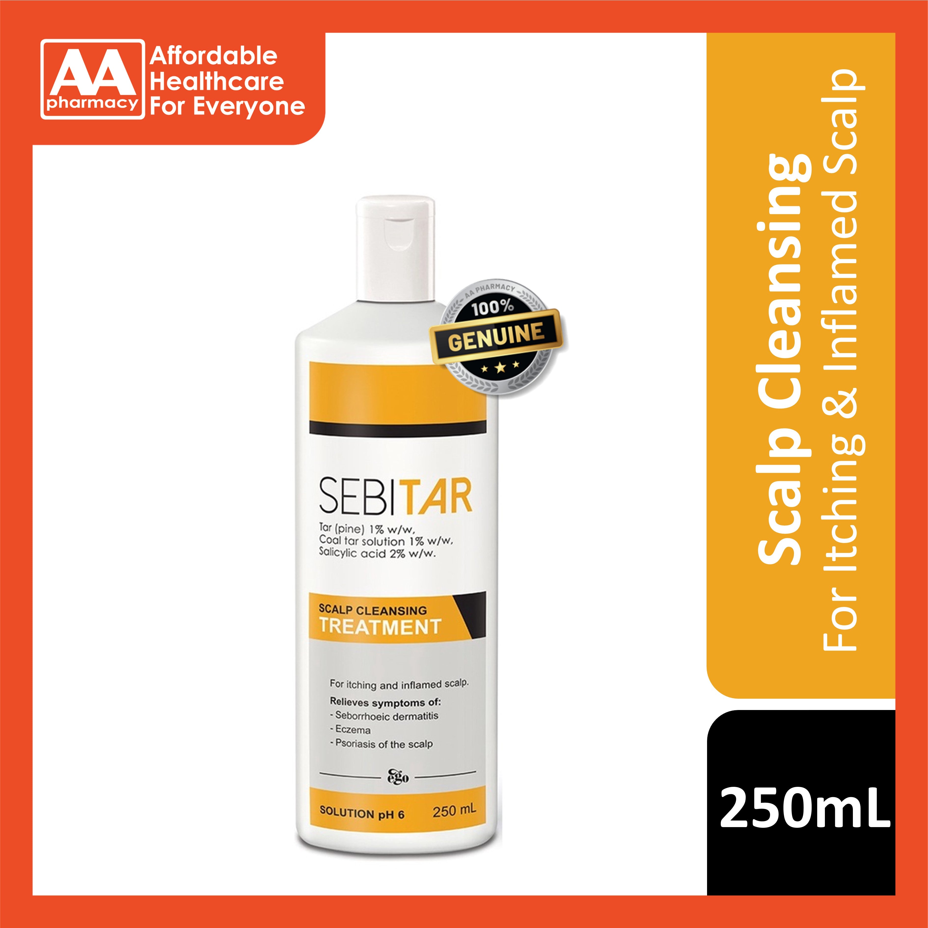 Sebitar Sebitar Scalp Cleansing Treatment 250mL – AA Pharmacy