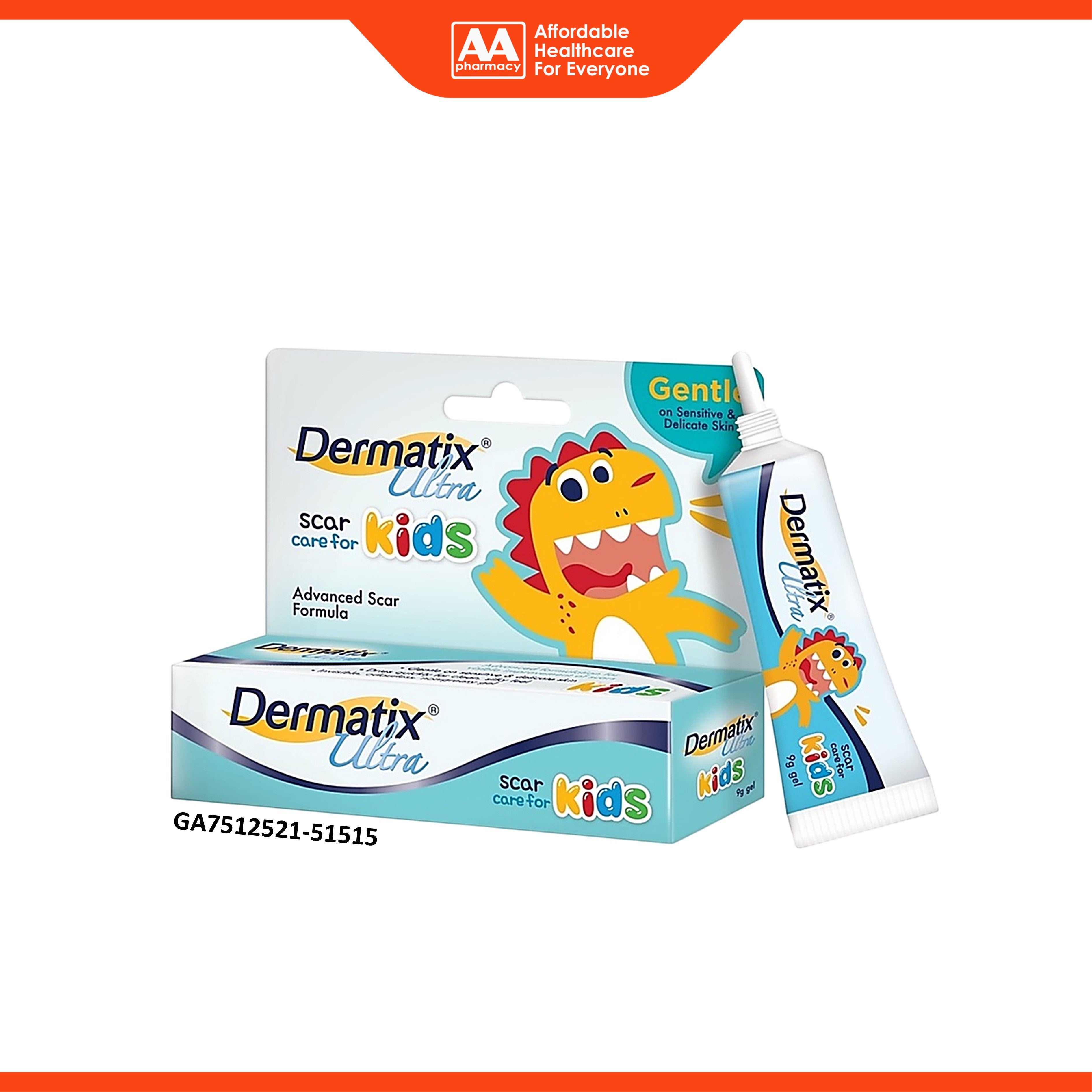 Dermatix Ultra Kids Gel - Advanced Scar Formula, Scar Care for Kids (9g)