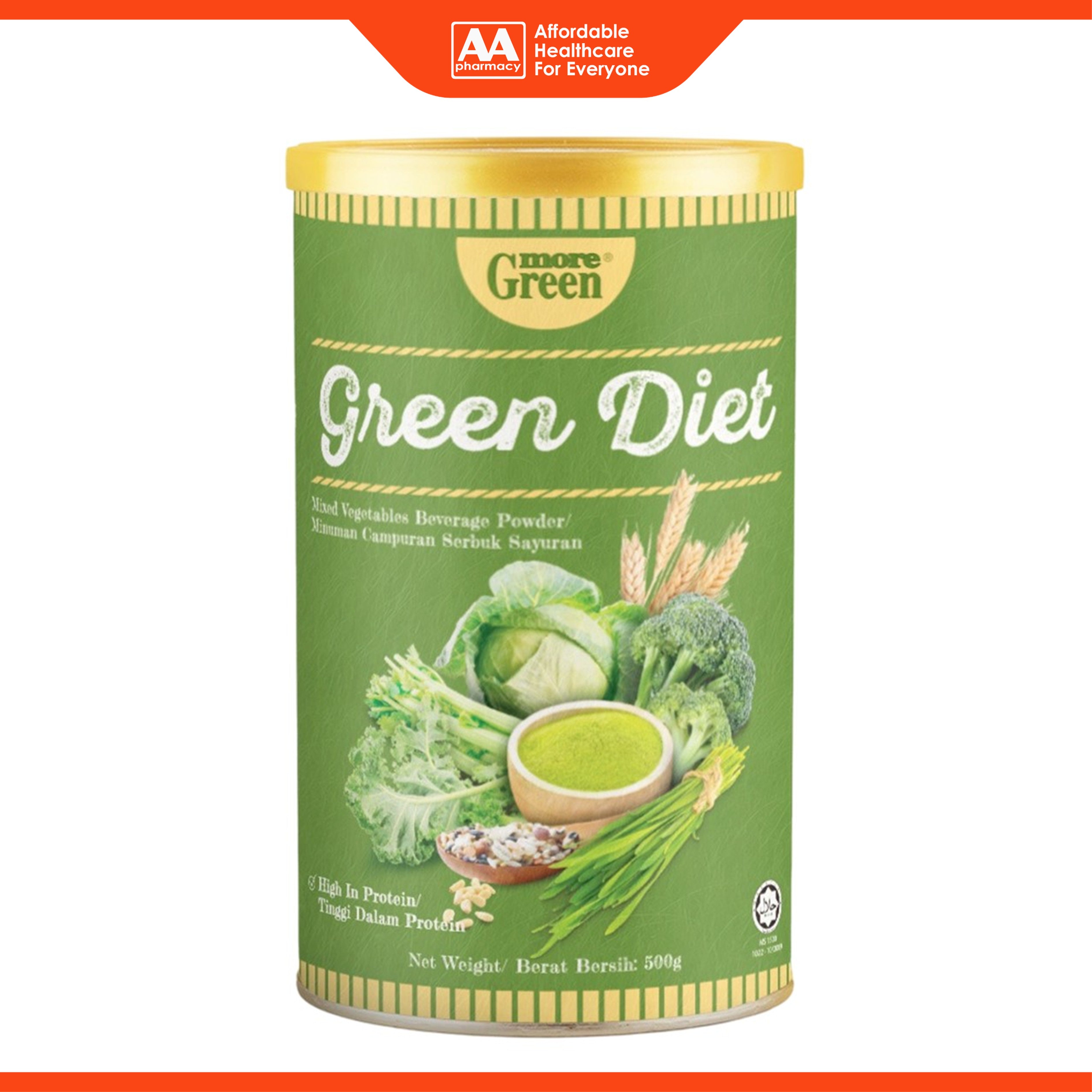 More Green Green Diet (Mixed Vegetables Beverage Powder) 500g
