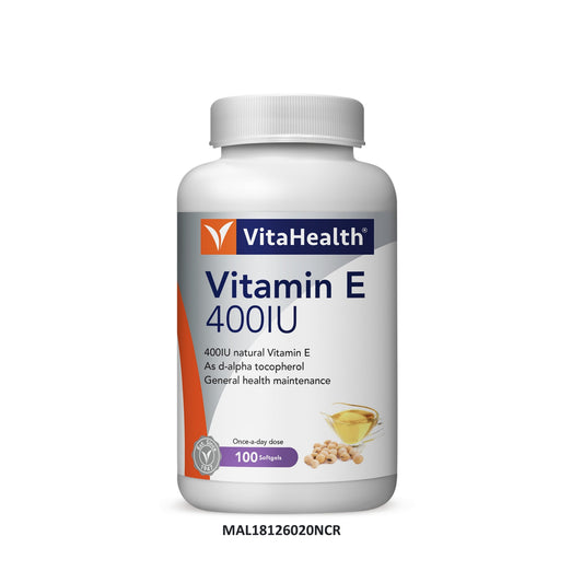 VitaHealth Vitamin E 400IU Softgel 100's