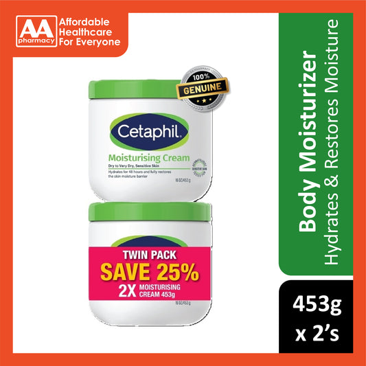 Cetaphil Moisturizing Cream For Face & Body 453gx2's