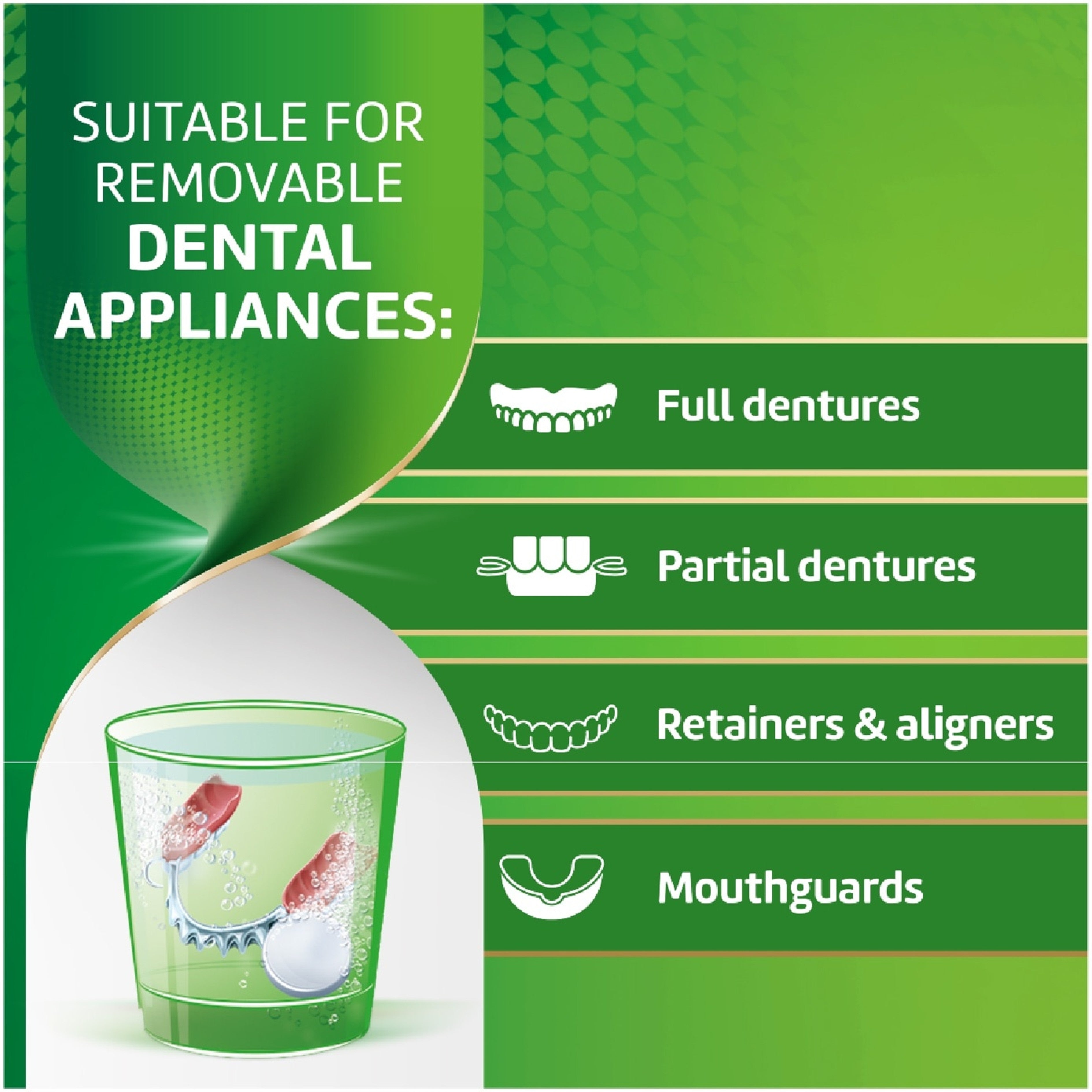 Polident Daily Denture Cleanser Tablet - 3 Minute (36's)