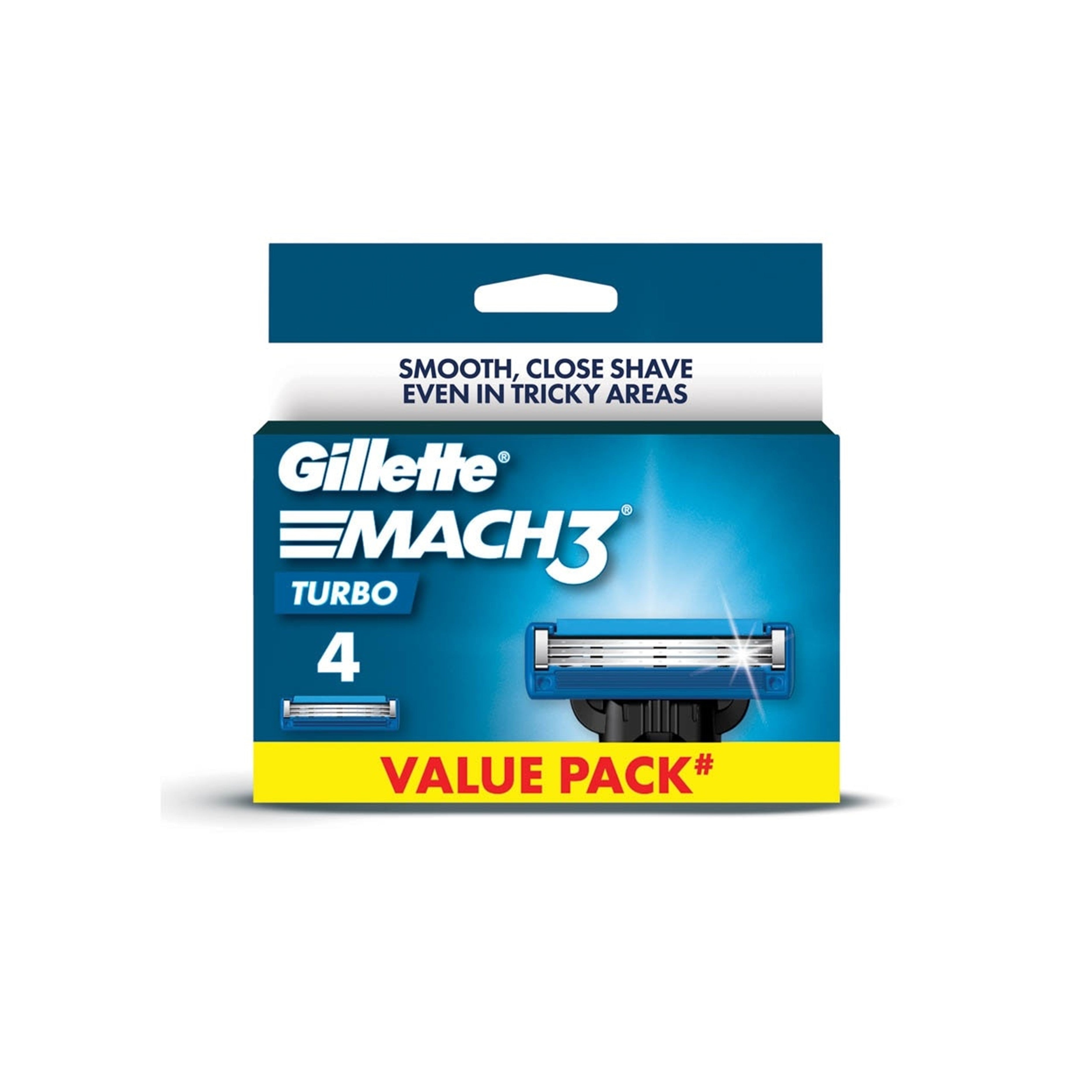 Gillette Mach 3 Turbo Cartridge 4's