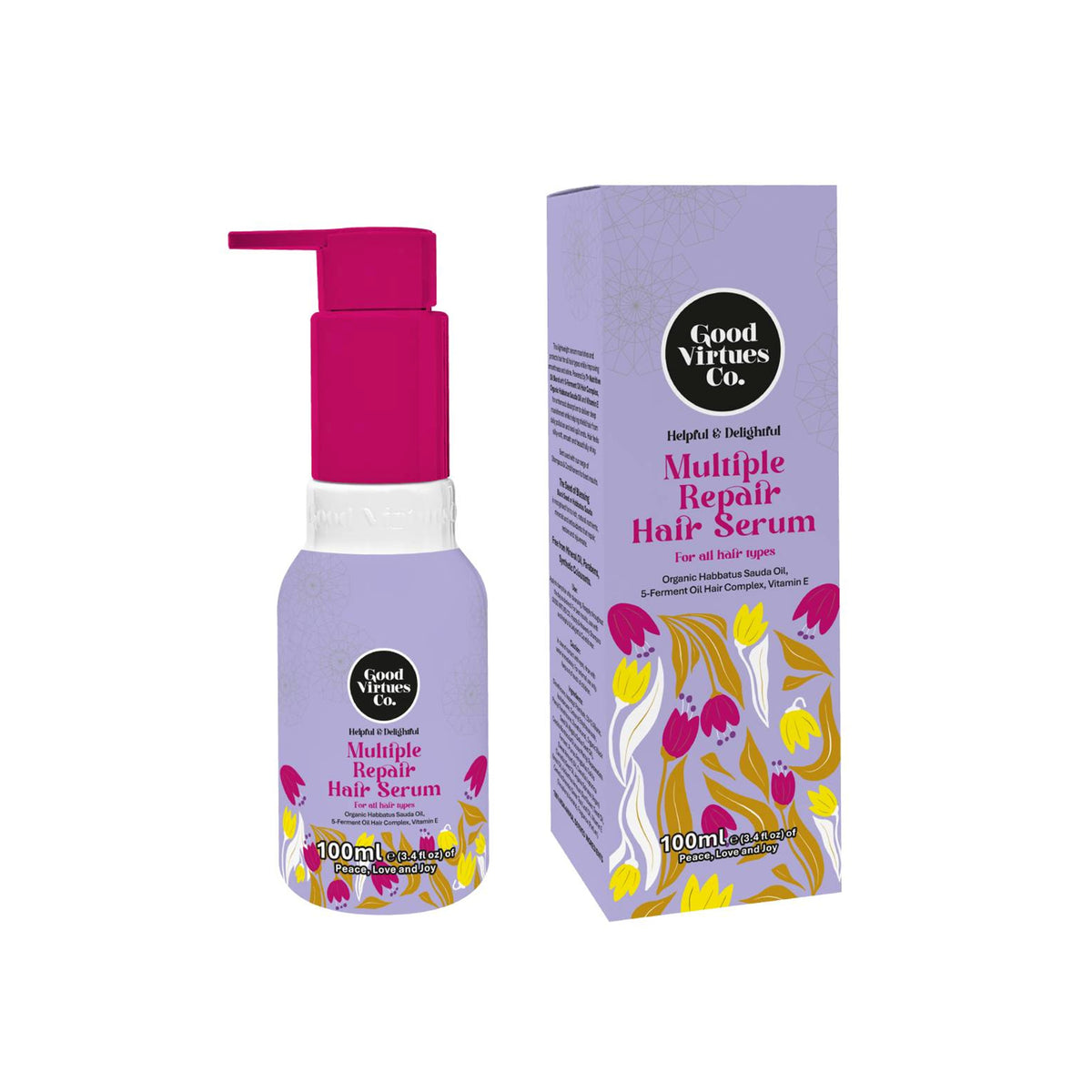 Good Virtues Co. Multiple Repair Hair Serum (100ml) - For All Hair Types