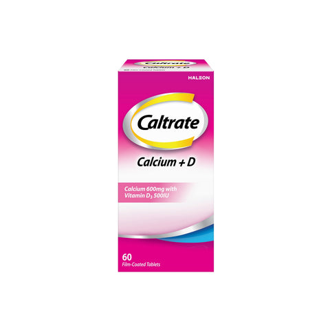 Caltrate Calcium 600mg + D Tablet 60's