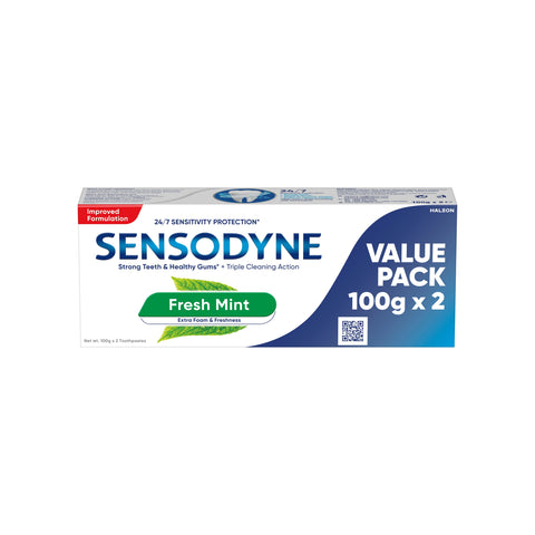 Sensodyne Toothpaste (Fresh Mint) 100gx2's [Twinpack]