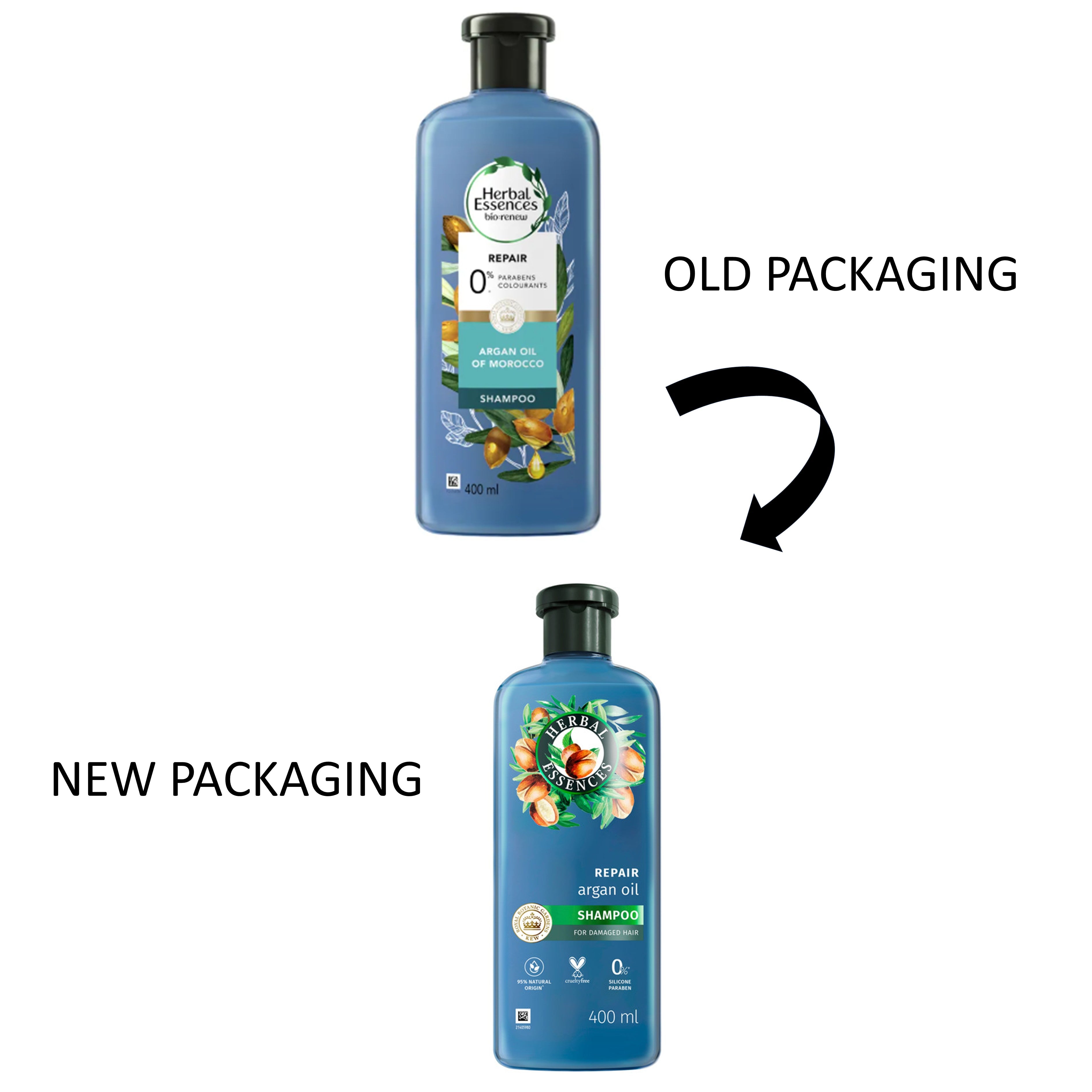 Herbal Essences Shampoo - Argan Oil, Repair (400ml)
