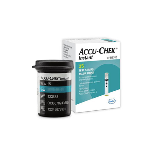Accu-Chek Instant Blood Glucose Test Strip 25's (Compatible with Accu-Chek Instant and Instant S Blood Glucose Monitor)