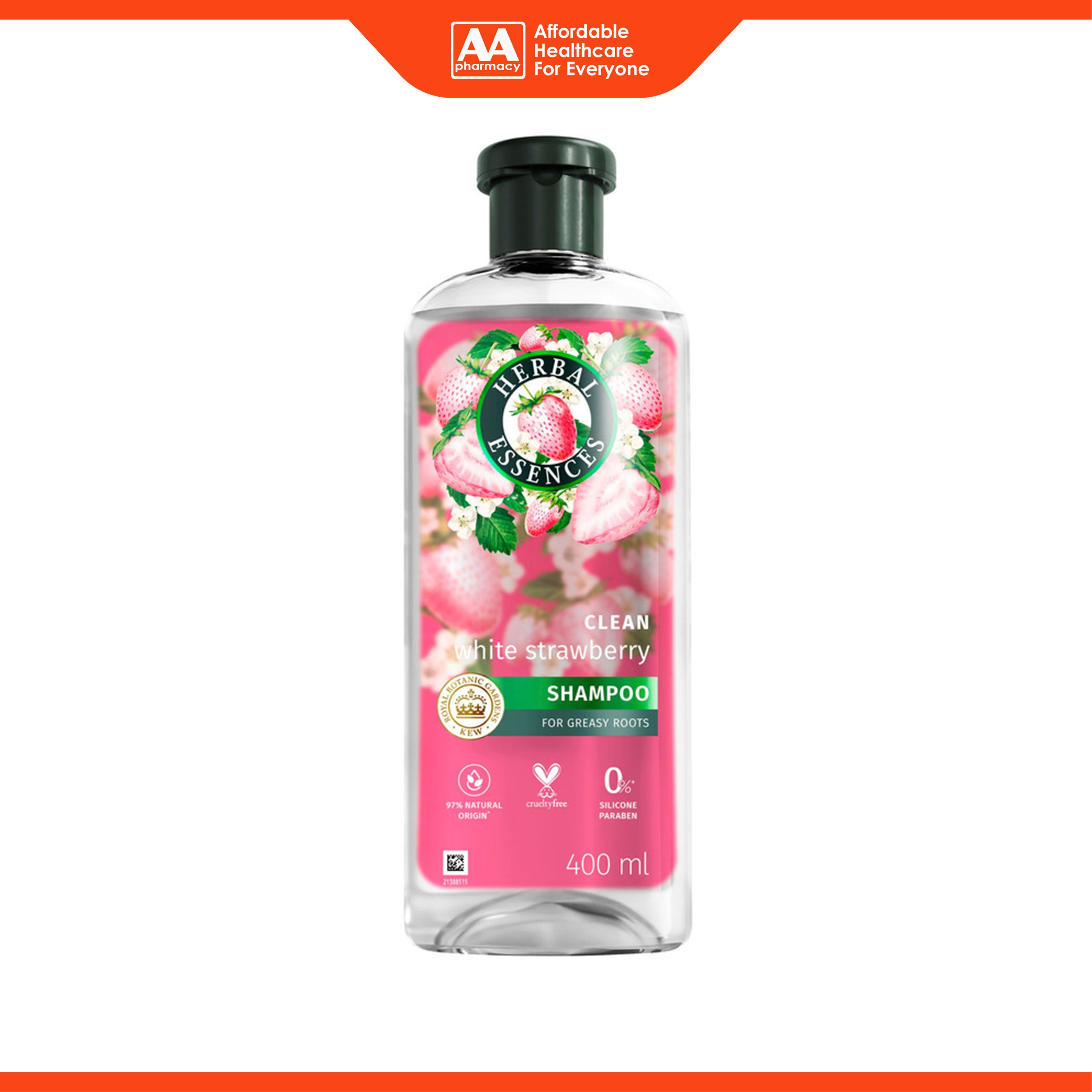 Herbal Essences Shampoo - White Strawberry, Clean (400ml)