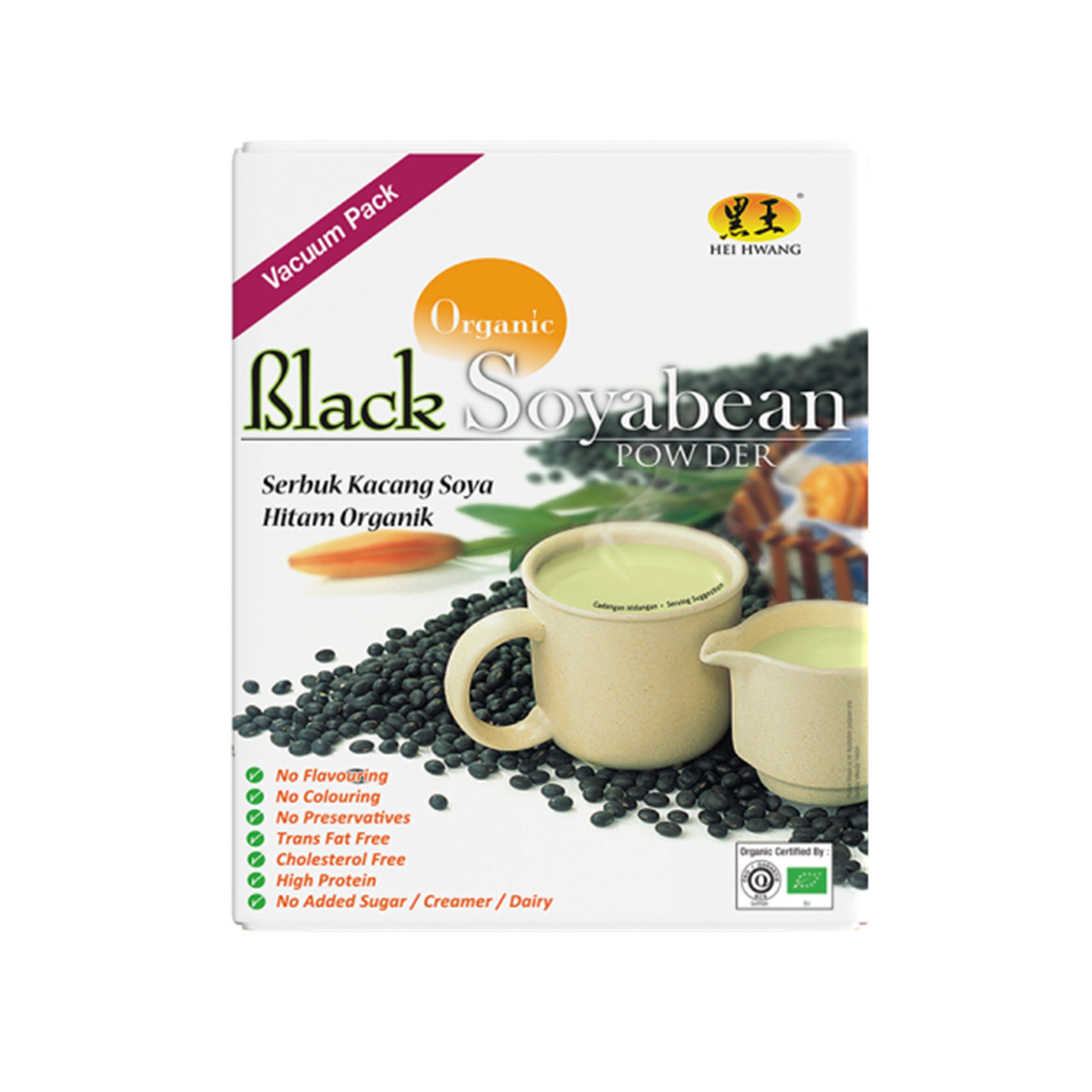 Hei Hwang Organic Black Soyabean Powder 400g