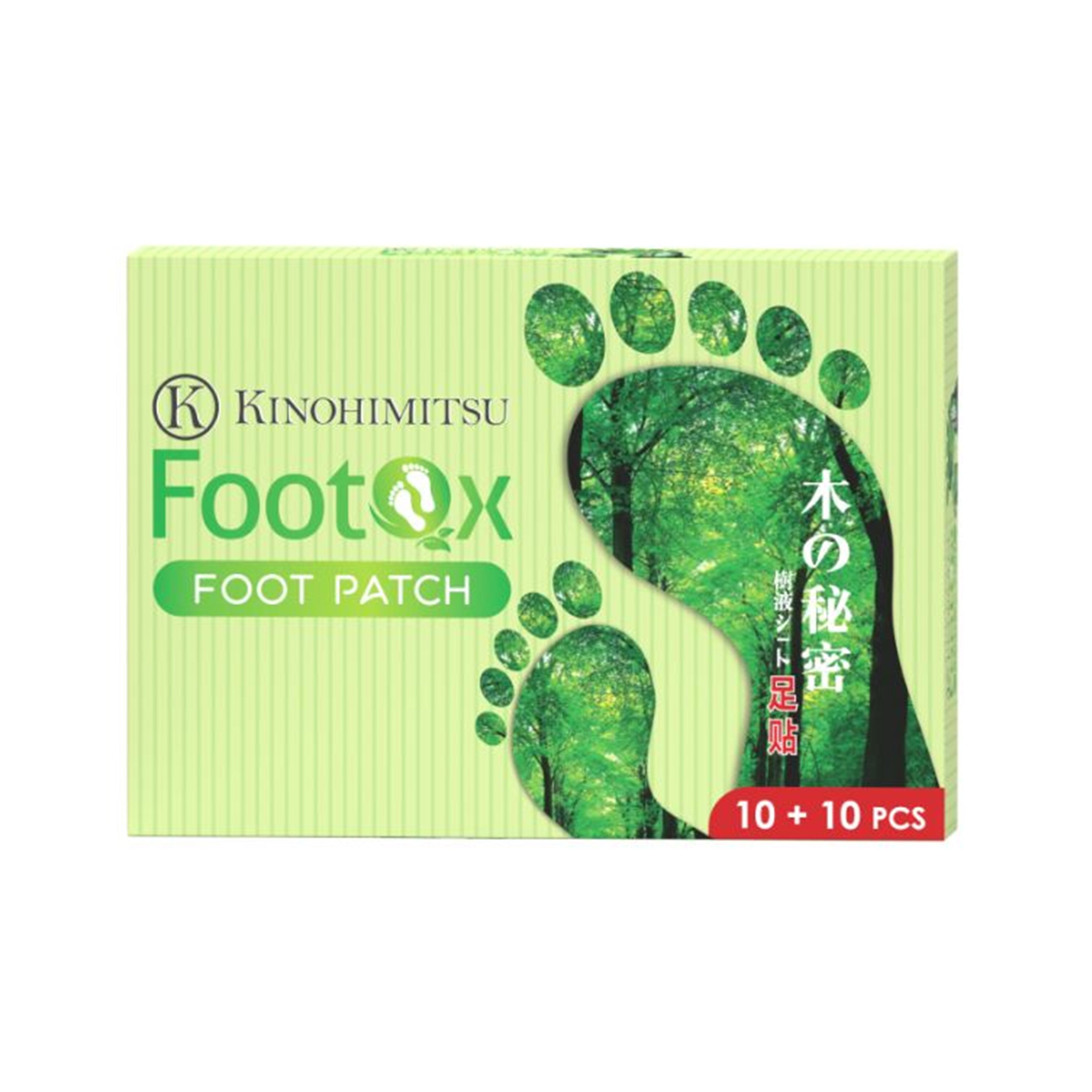Kinohimitsu Footox Foot Patch 10's+10's