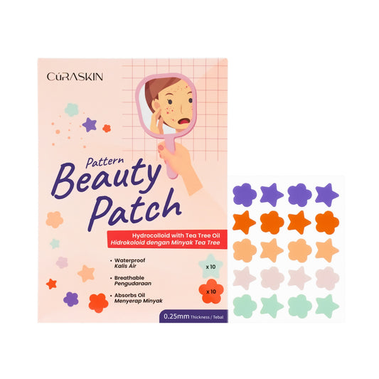 Curaskin Pattern Beauty Patch (Hydrocolloid With Tea Tree Oil) 20's