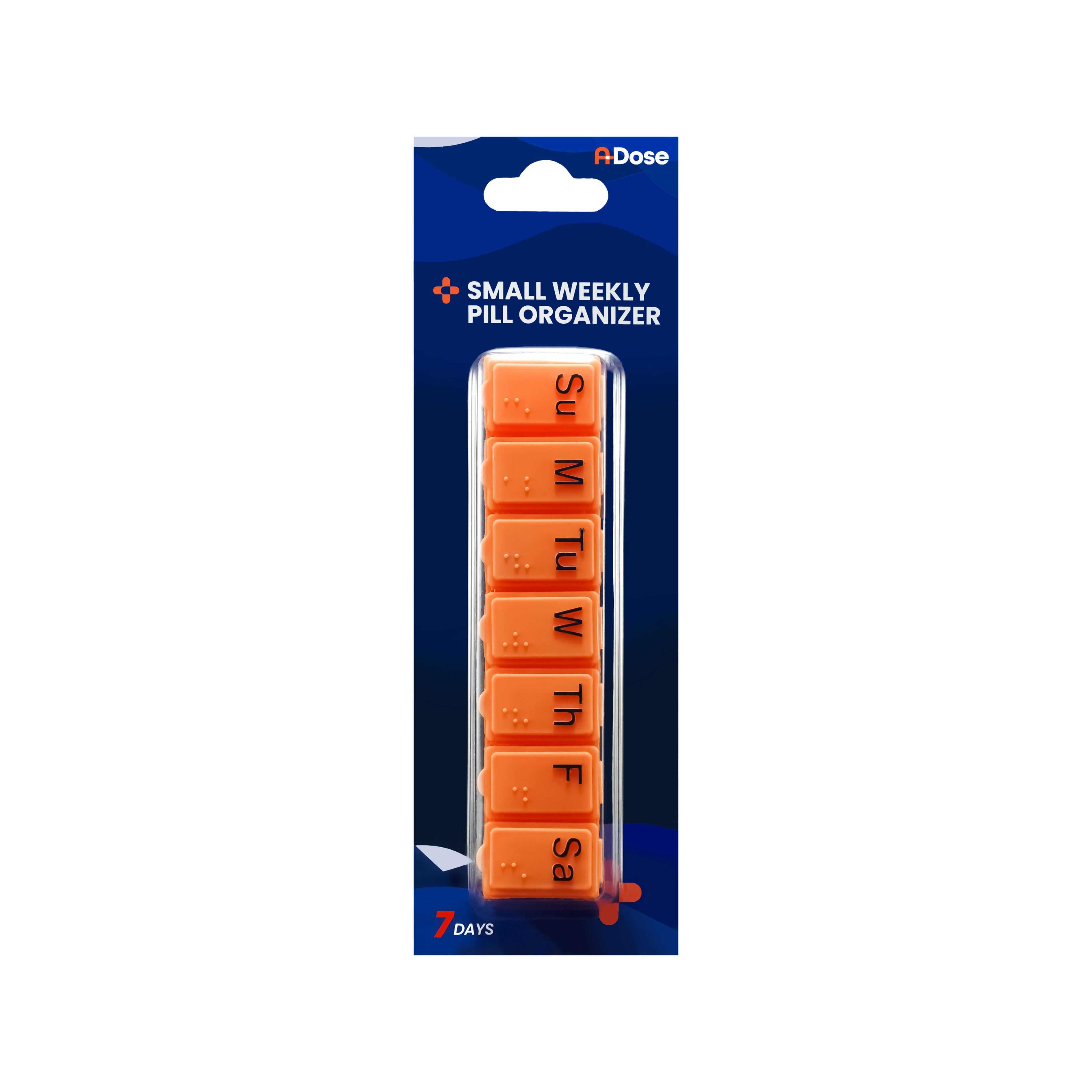 A-Dose Small Weekly Pill Organizer (7 Compartments) 1's