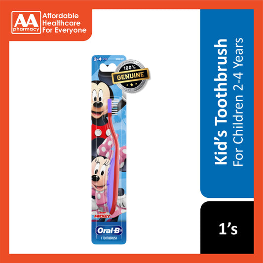 Oral-B Kids Toothbrush (Stage 2, Extra Soft) 1's (For Children 2-4 Years)
