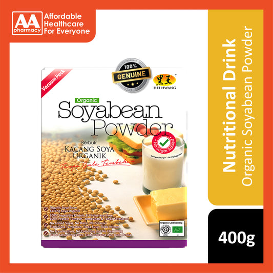 Hei Hwang Organic Soyabean Powder (No Sugar Added) 400g