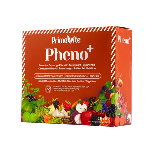 PrimeVite Pheno+ Botanical Beverage Mix with Antioxidant Polyphenols Sachet 15gx15's