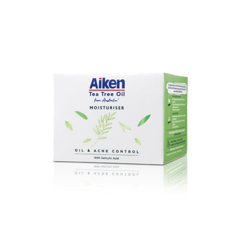 Aiken Tea Tree Moisturiser with Salicylic Acid 75mL (Oil and Acne Control)