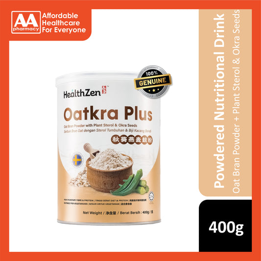 HealthZen Oatkra Plus (Oat Bran Powder with Plant Sterol and Okra Seeds) 400g