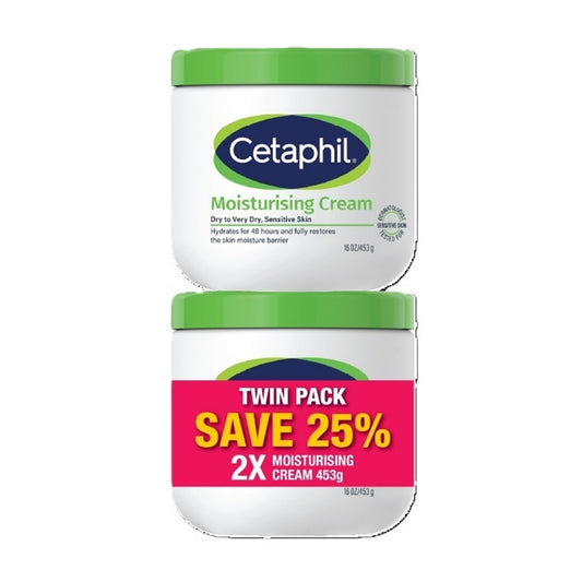 Cetaphil Moisturizing Cream 453gx2's [Twinpack]