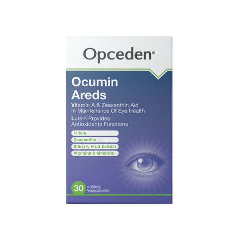 Opceden Ocumin Areds Vegecapsule 30's (Expert Formulation for Eye Care)