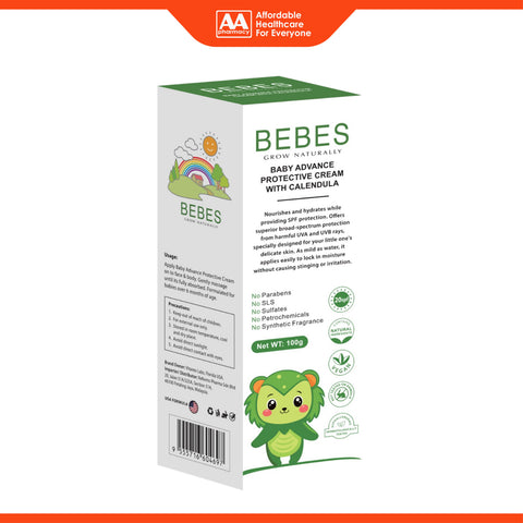 Bebes Baby Advance Protective Cream with Calendula 85g