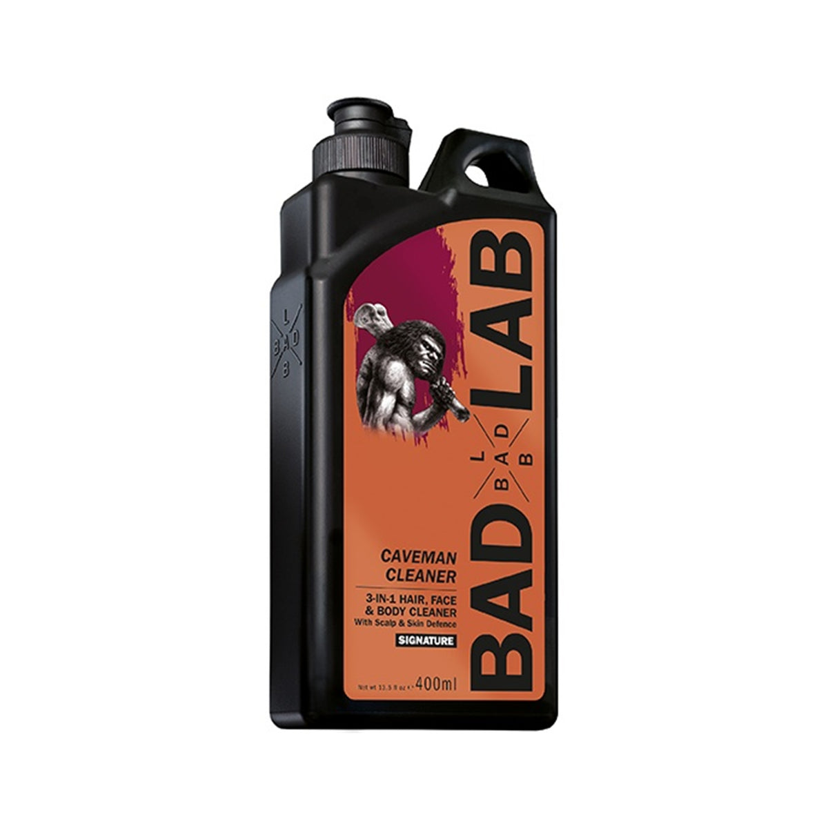 Bad Lab Caveman Cleaner 3-in-1 Hair, Face and Body Cleaner - Signature (400ml)