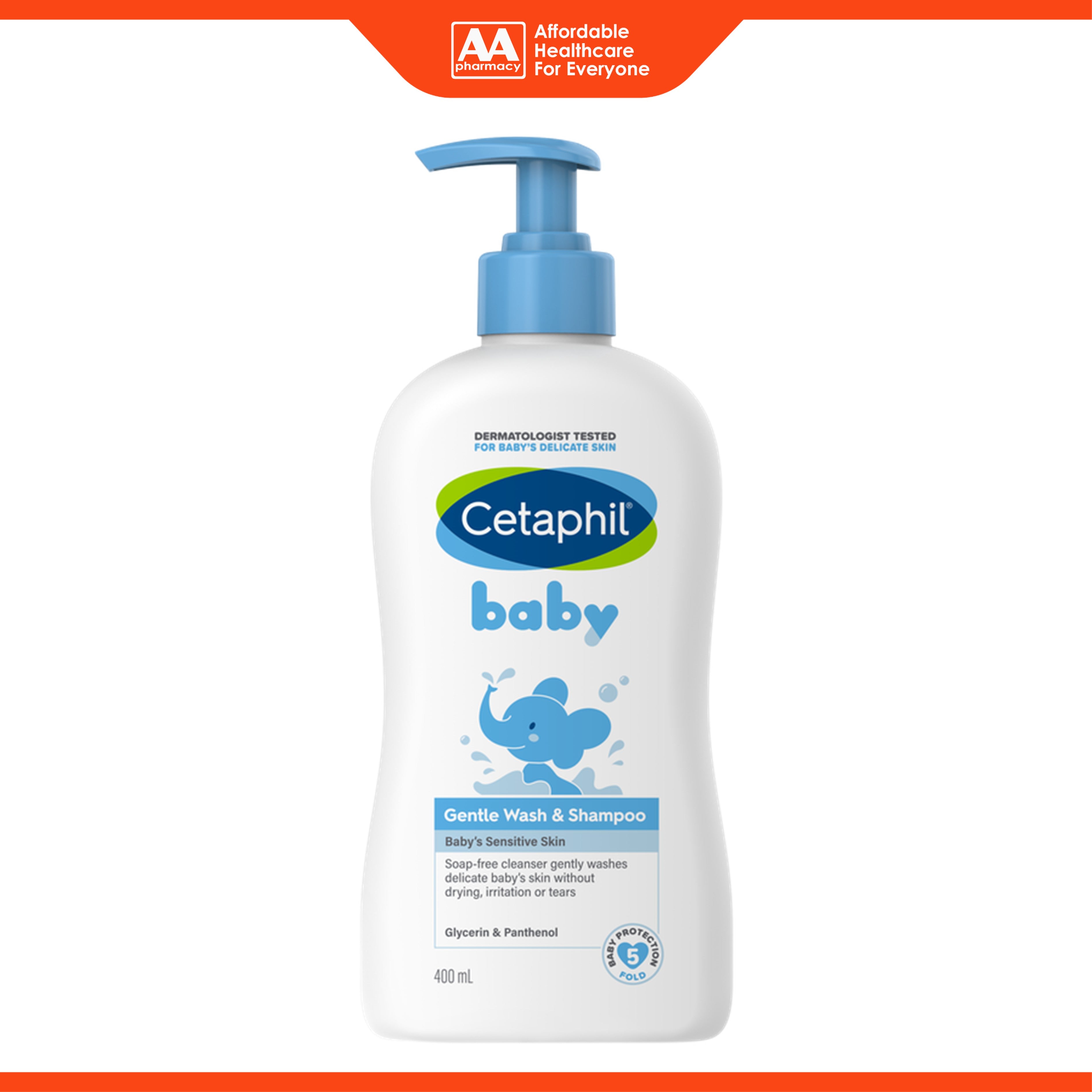 Cetaphil Baby Gentle Wash and Shampoo 400mL