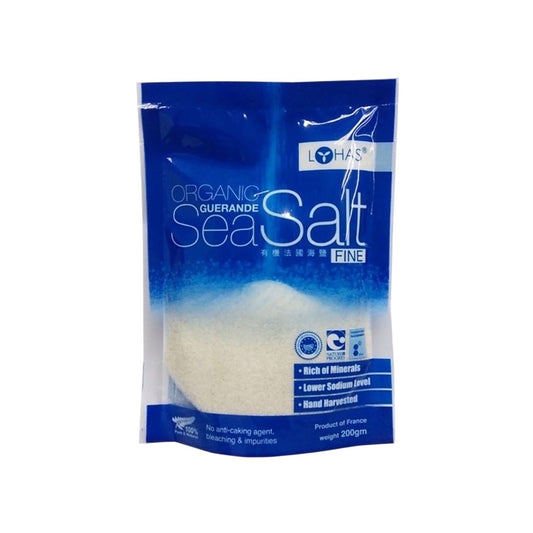 Lohas Organic Guerande Sea Salt (Fine) 200g