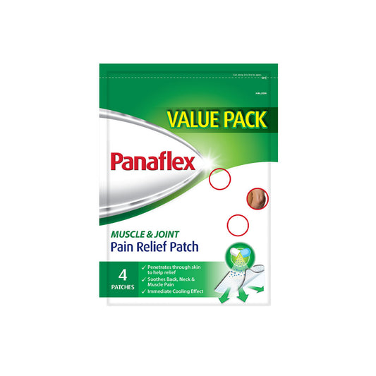 Panaflex Muscle and Joint Pain Relief Patch 4's [Value Pack]