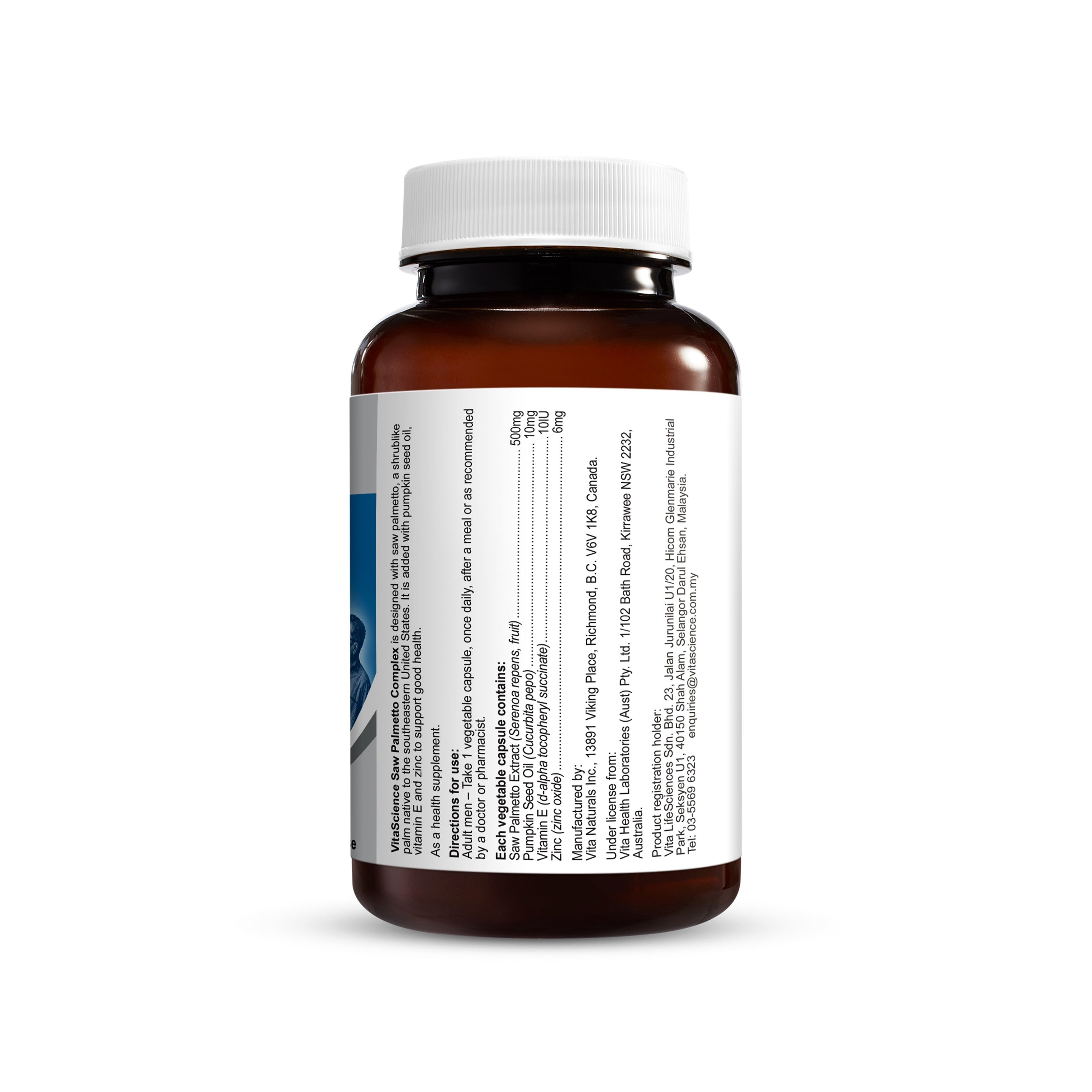 VitaScience Saw Palmetto Complex Vegecapsule 90's