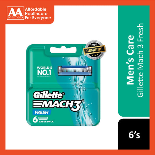 Gillette Mach 3 Fresh Cartridge 6's