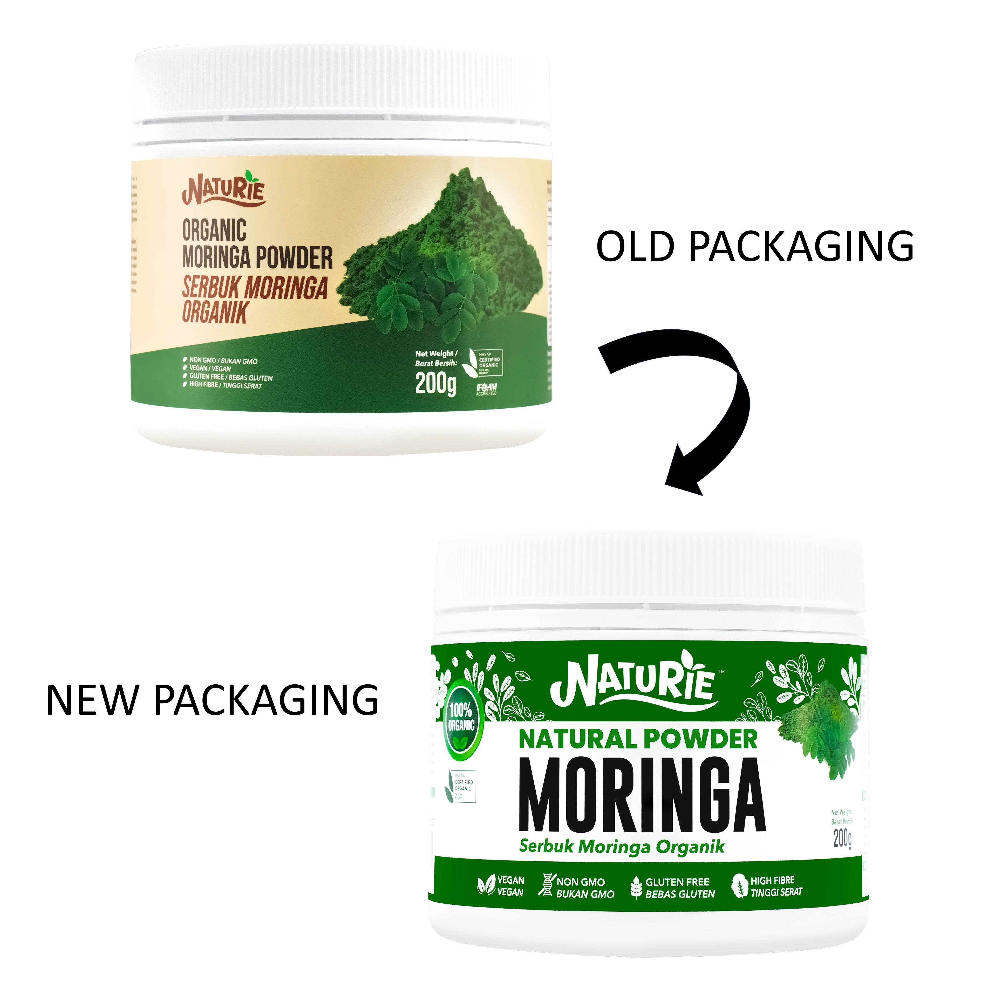 Naturie Organic Moringa Powder 200g