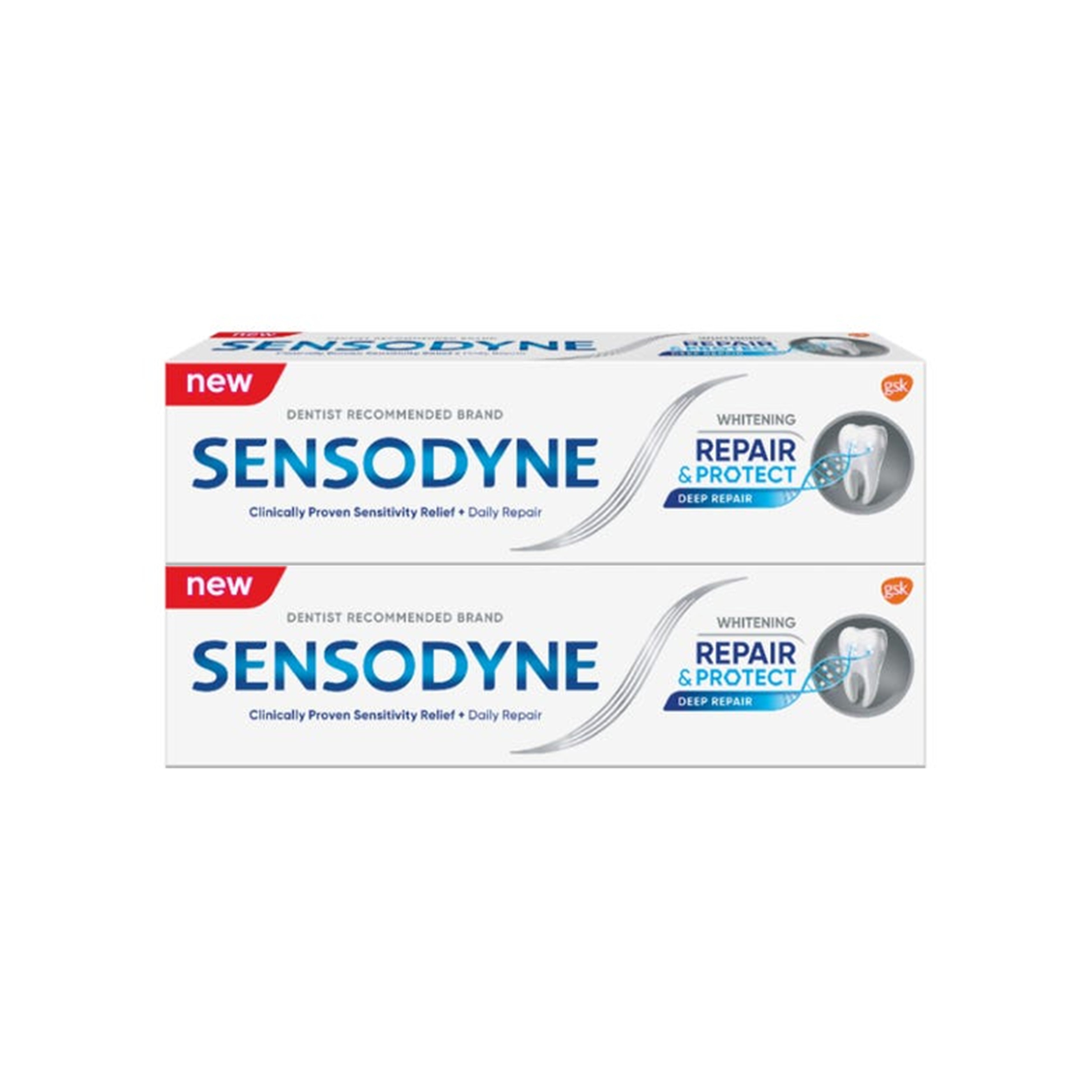 Sensodyne Toothpaste (Repair and Protect, Whitening) 100gx2's [Twinpack]