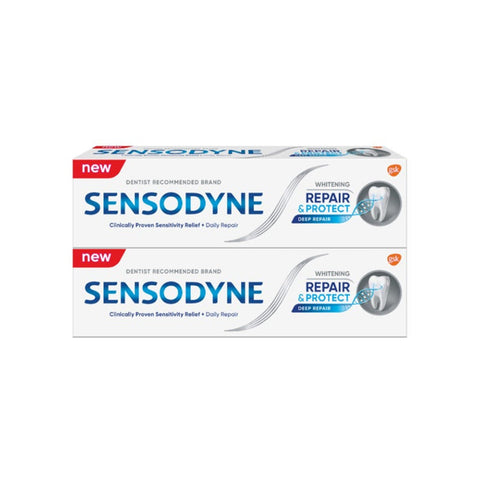 Sensodyne Toothpaste (Repair and Protect, Whitening) 100gx2's [Twinpack]