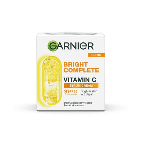Garnier Bright Complete Vitamin C Serum Cream SPF36 PA+++ 50mL