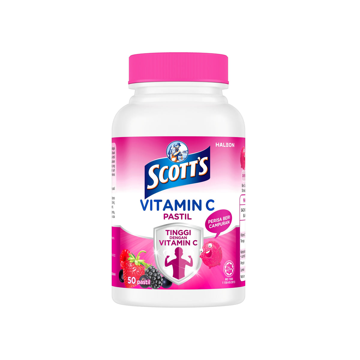 Scott's Vitamin C Pastilles - Mixed Berries Flavour (50's)